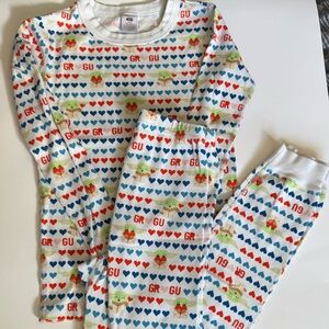 Hanna Andersson Star Wars Grogu Yoda Hearts Valentine’s Long Pajama Set 140 / 10